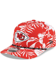 New Era Kansas City Chiefs Floral Rope 9SEVENTY SS Adjustable Hat - Red