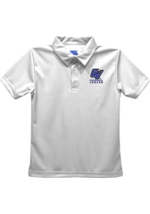 Vive La Fete Grand Valley State Lakers Youth White Team Short Sleeve Polo Shirt