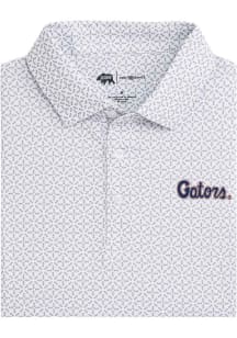 Onward Reserve Florida Gators Mens White Gameday Short Sleeve Fashion Polo