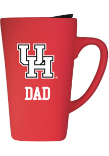 Houston Cougars 16oz Soft Touch Dad Ceramic Mug - Red
