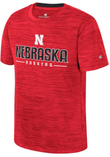 Colosseum Nebraska Cornhuskers Youth Red Anderson Short Sleeve T-Shirt