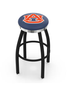 Auburn Tigers Chrome Seat Pub Stool - Black