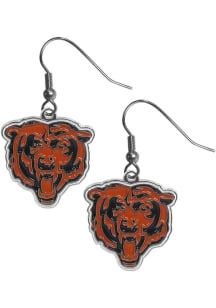 Chicago Bears Logo Dangler Womens Earrings