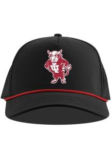 Branded Bills Indiana Hoosiers Curved 5 Panel Rope Adjustable Hat - Black