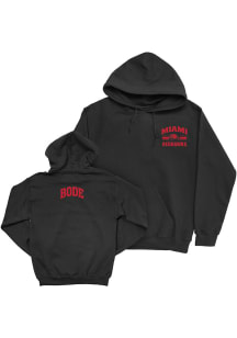 Makenna Bode Campus Ink Miami RedHawks Youth NIL Victory Long Sleeve Player Hoodie Black