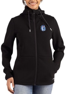 Cutter and Buck Fresno State Bulldogs Womens Black Vault Epic Comfort Full Zip Light Weight Jacket