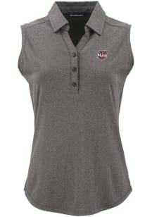 Cutter and Buck Massachusetts Minutemen Womens Black Forge Eco Polo Shirt
