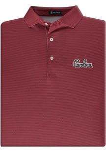 Turtleson South Carolina Gamecocks Mens Red Alex Short Sleeve Fashion Polo
