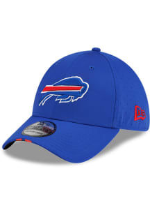 New Era Buffalo Bills Mens Blue Silicone Patch Featherweight Poly 39THIRTY Flex Hat