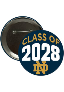 Notre Dame Fighting Irish 3" Class of 2028 Button - Navy Blue
