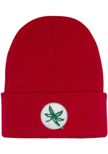 LogoFit Ohio State Buckeyes Red North Pole Youth Knit Hat