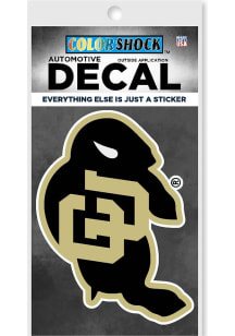Colorado Buffaloes Mascot Auto Decal - Black
