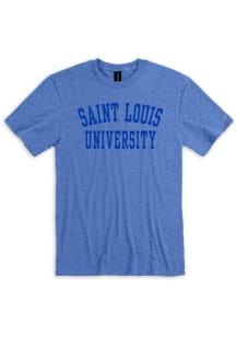 Saint Louis Billikens Blue Triblend Team Name Short Sleeve T Shirt