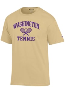 Champion Washington Huskies Gold Tennis Icon Jersey Short Sleeve T Shirt