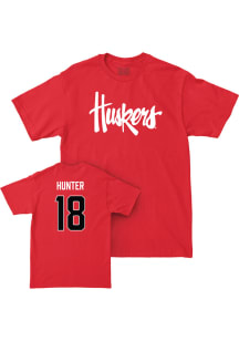 Ryan Hunter Nebraska Cornhuskers Red NIL Legacy Short Sleeve Player T Shirt