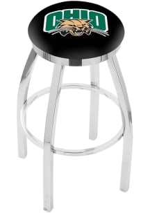 Ohio Bobcats Chrome Pub Stool - Silver