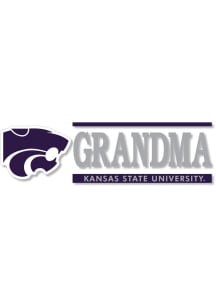 K-State Wildcats 6x2 Grandma Auto Decal - Purple