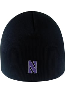 LogoFit Northwestern Wildcats Black Everest Mens Knit Hat