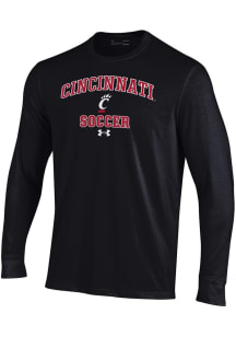 Under Armour Cincinnati Bearcats Black Soccer Performance Long Sleeve T Shirt