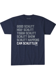 Cam Schlittler New York Yankees Navy Blue Schlitt list Short Sleeve Fashion Player T Shirt