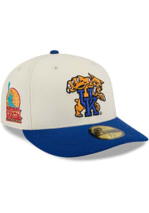 New Era Kentucky Wildcats Mens White March Madness 59FIFTY Fitted Hat