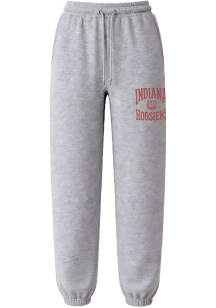 Summit Sportswear Indiana Hoosiers Mens Grey Heather Fleece Sweatpants