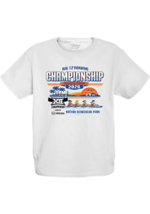 Blue 84 Big 12 Youth White 2026 Big 12 Rowing Championship Short Sleeve T-Shirt