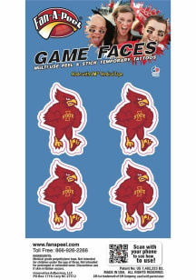 Iowa State Cyclones 4pk Waterless Tattoo