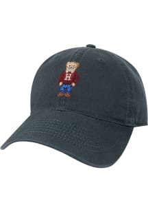 Legacy Harvard Crimson Bear in Crewneck EZA Twill Adjustable Hat - Navy Blue