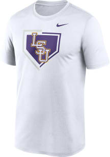 Nike LSU Tigers White Legend Short Sleeve T Shirt