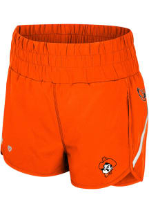Colosseum Oklahoma State Cowboys Womens Black Levitation Shorts