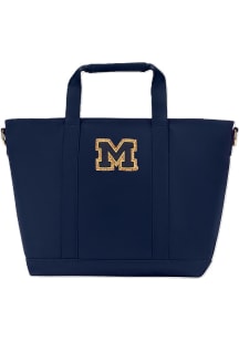 Michigan Wolverines Navy Blue Large Tote