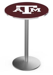 Texas A&M Aggies Stainless Round Base Pub Table