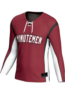 ProSphere Massachusetts Minutemen Youth Maroon Rival Hockey Jersey