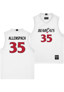 Riley Allenspach  Campus Ink Cincinnati Bearcats White NIL Jersey