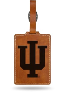 Indiana Hoosiers Brown Laser Engraved Luggage Tag