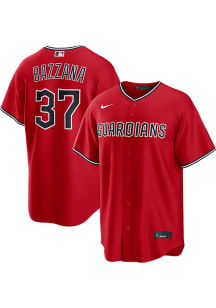 Travis Bazzana Cleveland Guardians Mens Replica Alternate Jersey - Red