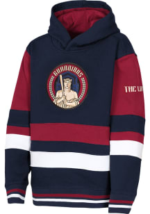 Cleveland Guardians Youth Navy Blue City Connect City Field Long Sleeve Hoodie
