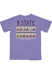 B-Unlimited K-State Wildcats Purple 2026 Football Schedule Short Sleeve T Shirt