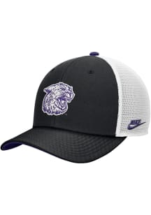Nike K-State Wildcats Rise Vault Trucker Adjustable Hat - Black