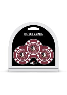 Florida State Seminoles Poker Chip 3 Pack Golf Ball Marker