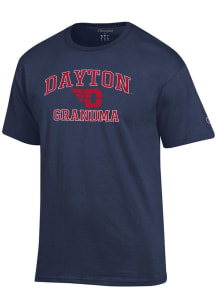 Champion Dayton Flyers Navy Blue Grandma Jersey Short Sleeve T Shirt