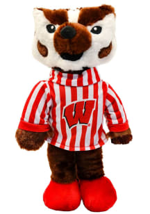 Wisconsin Badgers 14" Mascot Plush - Red