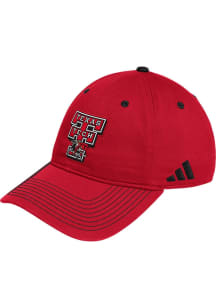 Adidas Texas Tech Red Raiders Slouch Adjustable Hat - Red