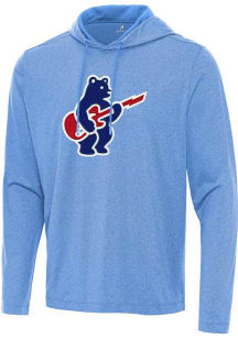 Antigua Chicago Cubs Mens Light Blue Kinetic Hood
