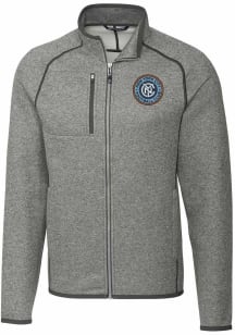 Cutter and Buck New York City FC Mens Grey Mainsail Medium Weight Jacket