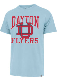 47 Dayton Flyers Light Blue Big Ups Franklin Short Sleeve Fashion T Shirt