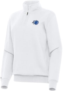 Antigua Orlando Magic Womens White Victory Qtr Zip