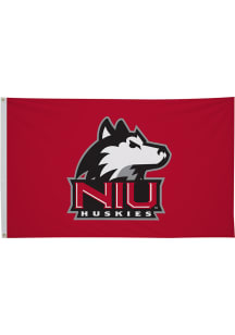 Northern Illinois Huskies 3' x 5' Silk Screen Grommet Flag - Red