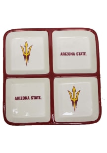 Arizona State Sun Devils 4 Section Ceramic Serving Tray